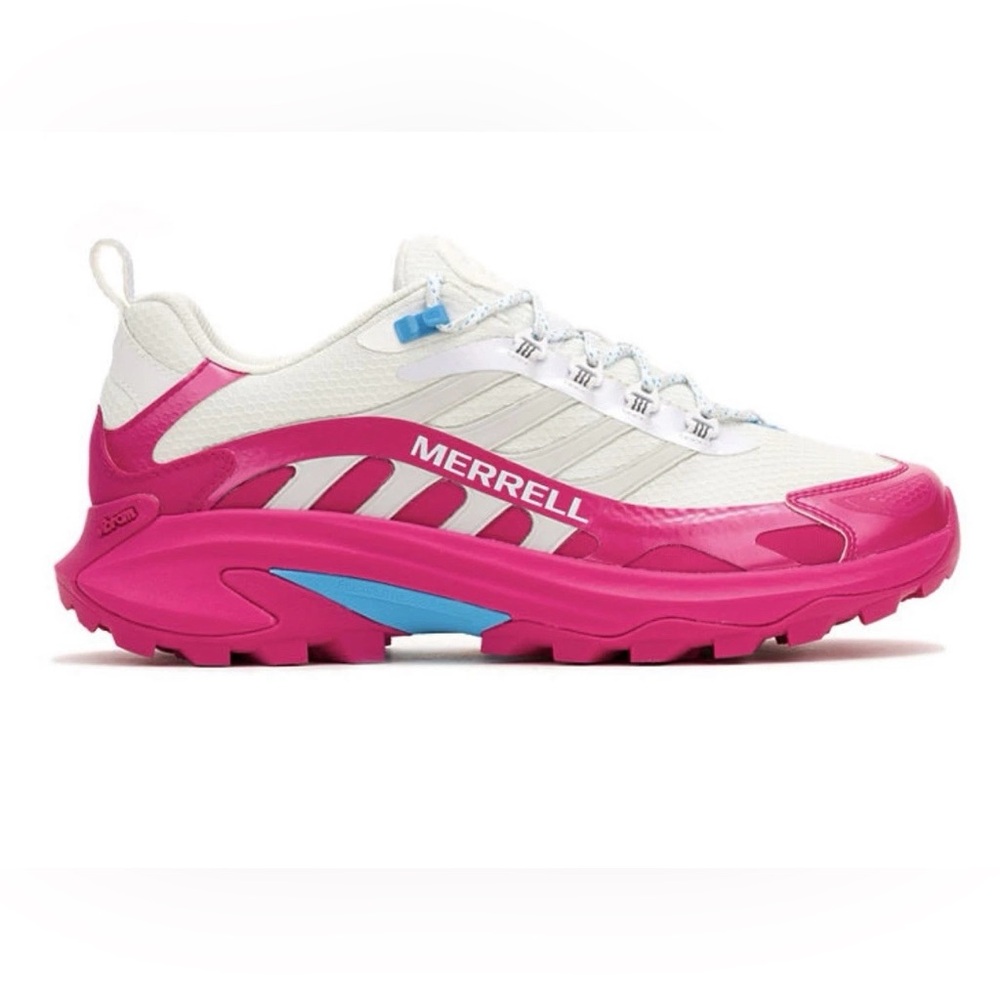 NWOT Men’s Merrell Moab Speed 2 X Jeep Sz 9.5 Tuscarado Pink White Athletic